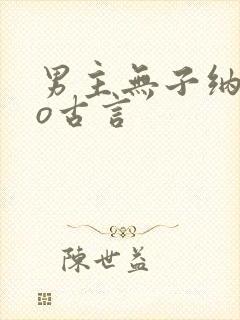 男主无子纳妾po古言封面