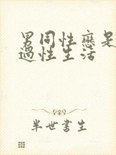 男同性恋是怎么过性生活