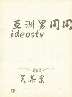 亚洲男同同性videostv