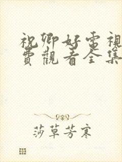 祝卿好电视剧免费观看全集完整版