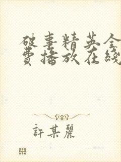 破事精英全集免费播放在线观看