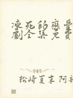 冻死的恋爱电视剧全集免费观看