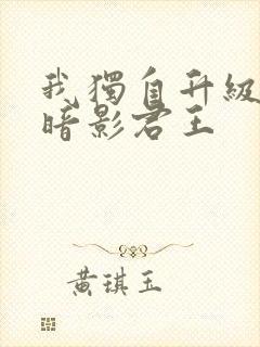 我独自升级漫画暗影君王