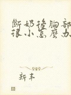 断奶后胸部一直很小怎么办封面