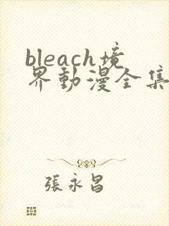 bleach境界动漫全集免费观看10集封面