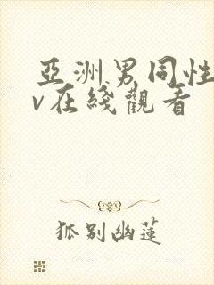 亚洲男同性恋gv在线观看