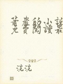 萧岩的小说全文免费阅读最新