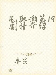 风与潮第19集剧情介绍