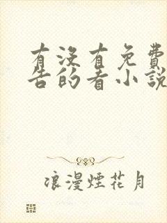 有没有免费无广告的看小说软件封面