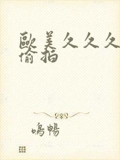 欧美久久久激情偷拍