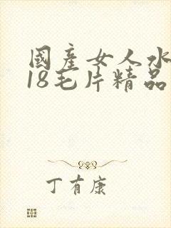国产女人水真多18毛片精品