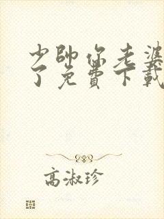 少帅你老婆又跑了免费下载txt