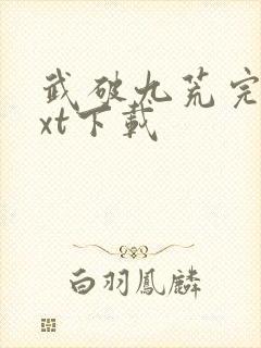 武破九荒完本txt下载
