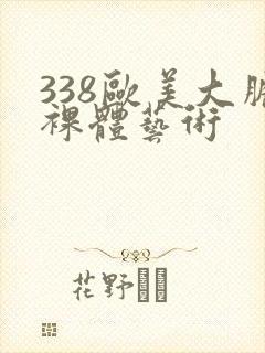 338欧美大胆裸体艺术