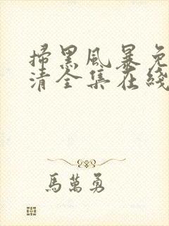 扫黑风暴免费高清全集在线