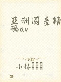 亚洲国产精品乱码av