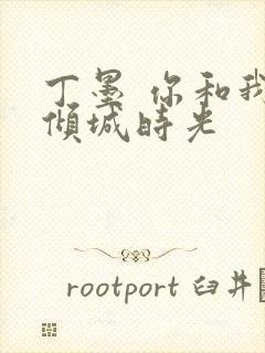 丁墨 你和我的倾城时光
