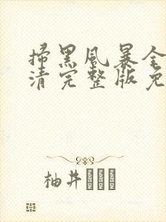 扫黑风暴全集高清完整版免费观看