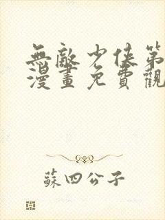 无敌少侠第二季漫画免费观看封面
