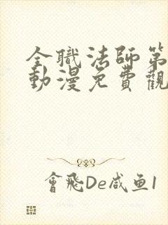 全职法师第一季动漫免费观看