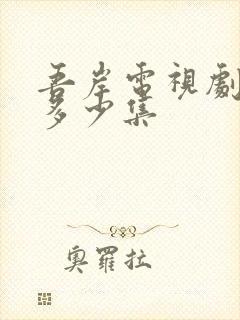 吾岸电视剧一共多少集