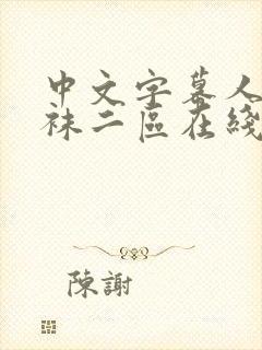 中文字幕人妻丝袜二区在线