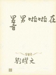男男啪啪在线观看封面