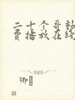 二十个哥动漫免费播放在线观看