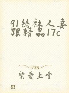 91丝袜人妻高跟精品17c