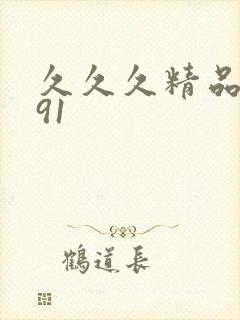 久久久精品久久91