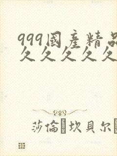 999国产精品久久久久久