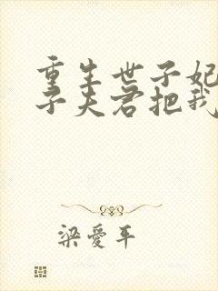 重生世子妃:傻子夫君把我娇养了