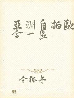 亚洲自拍欧美综合一区