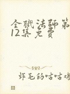 全职法师第4季12集免费