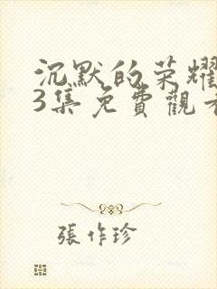 沉默的荣耀第13集免费观看
