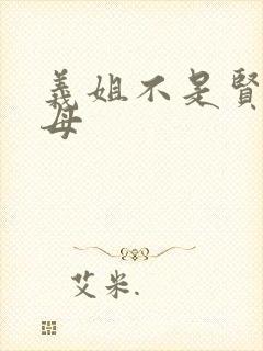 义姐不是贤妻良母