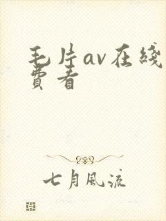 毛片av在线免费看封面