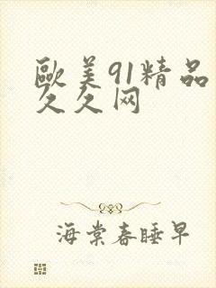 欧美91精品久久久网