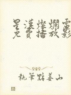 星汉灿烂电视剧免费播放影视大全