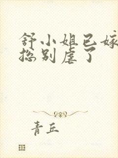 舒小姐已嫁人季总别虐了