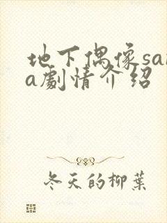 地下偶像sana剧情介绍