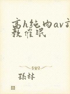 高h纯肉av调教催眠