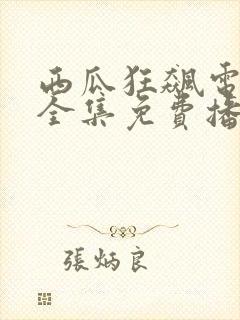 西瓜狂飙电视剧全集免费播放
