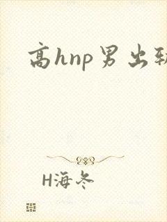高hnp男出轨