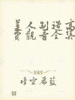 美人制造高清免费观看全集
