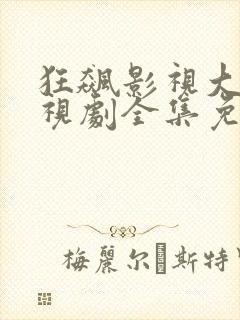 狂飙影视大全电视剧全集免费播放封面