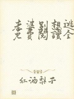 老婆别想逃全文免费阅读全文