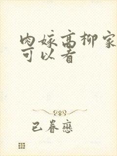 肉嫁高柳家哪里可以看封面