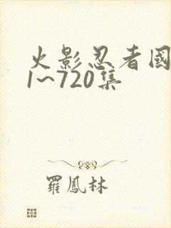 火影忍者国语版1~720集封面