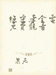 绝密孝金电视剧免费观看